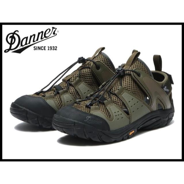 Danner(ダナー)の新品 ダナー ローグアプローチ アウトドア サンダル オリーブ 26.0 ② メンズの靴/シューズ(サンダル)の商品写真