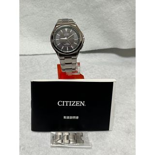 シチズン(CITIZEN)のCITIZEN ATTESA 稼働美品　チタン３針　エコドライブ 電波ソーラー(腕時計(アナログ))