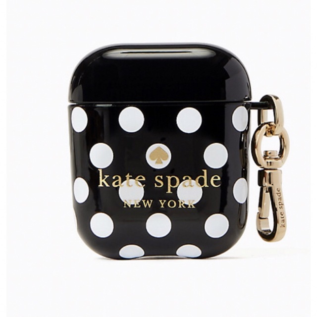 kate spade new york(ケイトスペードニューヨーク)の新品★Kate Spade テック アクセサリー ドット エアポッド ケース  スマホ/家電/カメラのスマホアクセサリー(モバイルケース/カバー)の商品写真