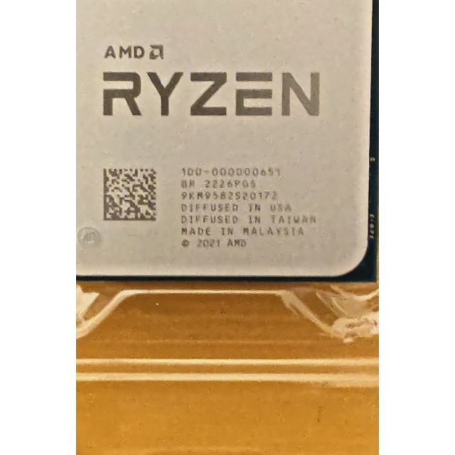 最終値下】AMD CPU Ryzen7 5800X3D 【中古】の通販 by Moroia's 最終値下】AMD CPU Ryzen7 5800X3D 【中古】の通販 by Moroia's