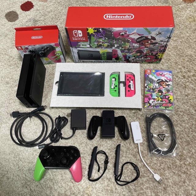 Nintendo Switch スプラトゥーン2 セット　プロコン付