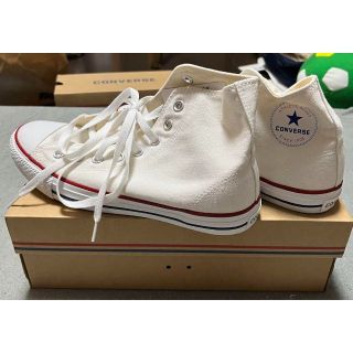 コンバース(CONVERSE)のコンバース メンズ サイズ7 25.5 白 ホワイト CONVERSE シューズ(スニーカー)