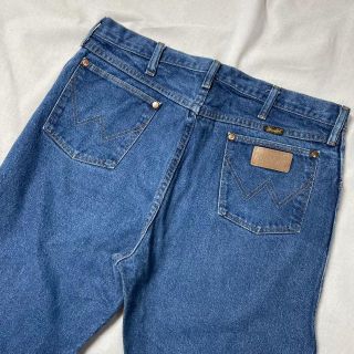 ラングラー(Wrangler)の美品 90s ラングラー 13MWZ USA製 濃紺 W37L36 ワイド(デニム/ジーンズ)