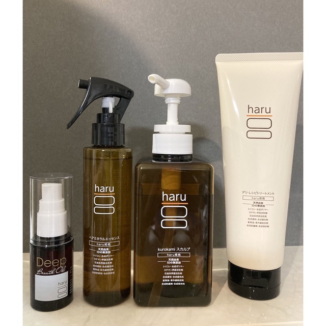 半額買い物 haru シャンプー、トリートメント、ヘアミネラルエッセンス