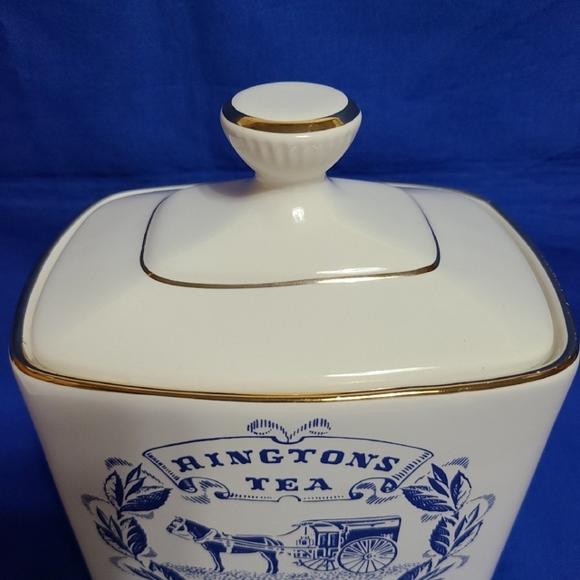 リントンズ Ringtons 1982年 創業75周年記念 ティーキャディー リントンズ Ringtons 1982年 創業75周年記念 ティーキャディー