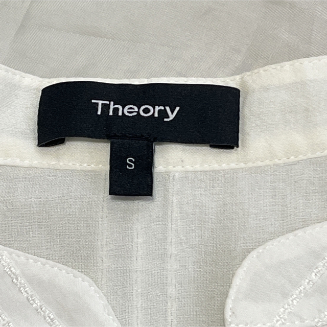 ⭐️Theory ⭐️セオリー ステッチシャツ ホワイト Sサイズ コットン 4