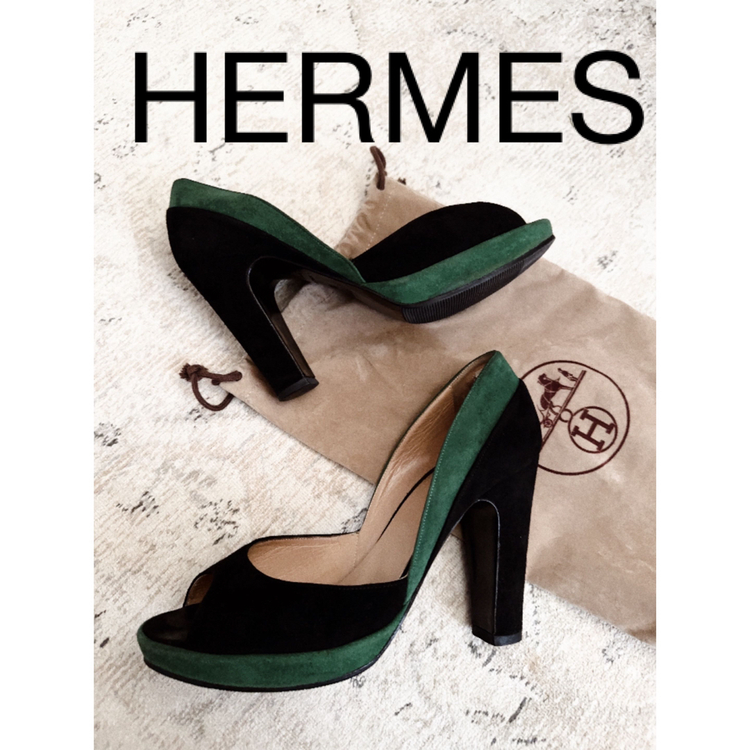 HERMES／エルメス／チャンキーヒール