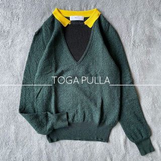 TOGA PULLA - TOGA PULLA/トーガプルラ】JAGAUARD ニットカーディガン