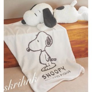 ジェラートピケ 【PEANUTS】ベビモコジャガードブランケット www