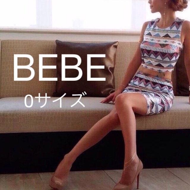 BeBe(ベベ)のBebe セットアップ　スパンコール レディースのスカート(ミニスカート)の商品写真