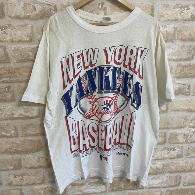 【激レア】ニューヨーク・ヤンキース MLB ビックプリントTシャツ 1994