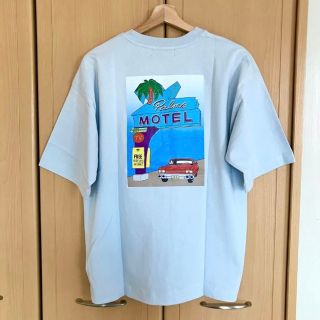 モノマート(MONO-MART)のモノマート　新品　コットン天竺 オーバーサイズ イラスト　ロゴ　プリント T(Tシャツ/カットソー(半袖/袖なし))