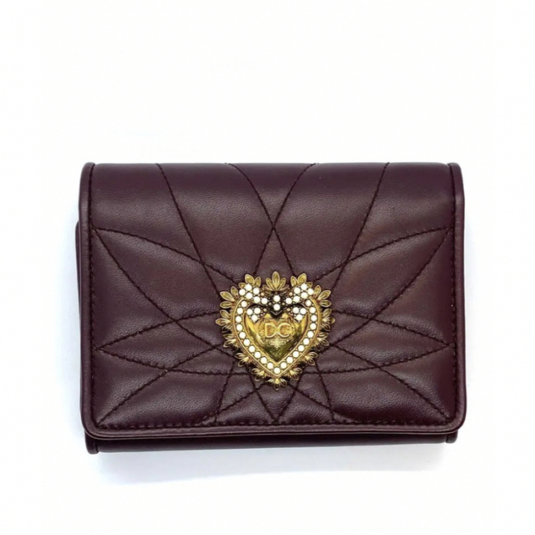 新品】DOLCE&GABBANA DEVOTION 三つ折り財布 ドルガバ