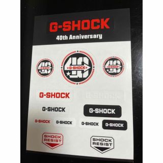 ジーショック(G-SHOCK)の【非売品】G-SHOCK 40th Anniversaryオリジナルステッカー(その他)