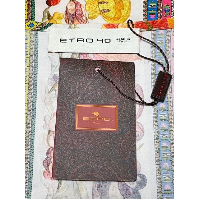 新品タグ付き 定価15万円 ETRO エトロ フリル花柄ワンピース
