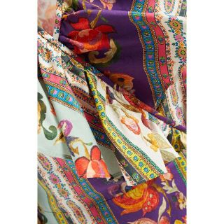 新品タグ付き 定価15万円 ETRO エトロ フリル花柄ワンピース - ひざ丈 ...