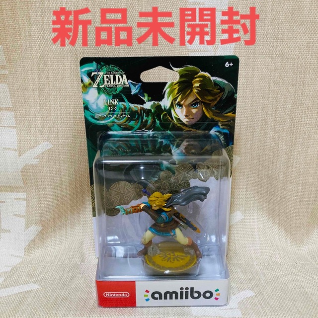 任天堂(ニンテンドウ)の【未開封】amiibo リンク ティアーズ オブ ザ キングダム ゼルダの伝説 エンタメ/ホビーのフィギュア(ゲームキャラクター)の商品写真