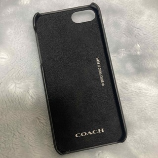 コーチ(COACH)の【美品】 COACH iPhone SE ケース コーチ Black ブラック (iPhoneケース)