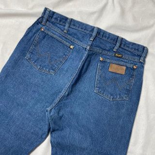 ラングラー(Wrangler)の美品 90s ラングラー 13MWZ USA製 濃紺 W36L36 ワイド(デニム/ジーンズ)