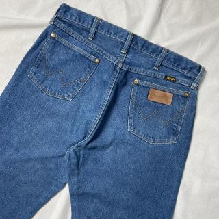 ラングラー(Wrangler)の美品 90s ラングラー 13MWZ USA製 濃紺 W34L39 ワイド(デニム/ジーンズ)