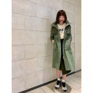 ラブレス LOVELESS スタンドカラー ユーティリティ コート カーキ