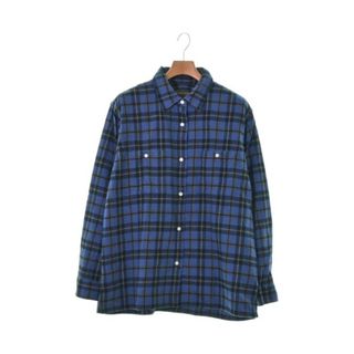 ペンドルトン(PENDLETON)のPENDLETON ペンドルトン カジュアルシャツ F 青x紺x黒(チェック) 【古着】【中古】(シャツ/ブラウス(長袖/七分))