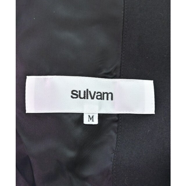 sulvam サルバム カジュアルシャツ M 黒 2
