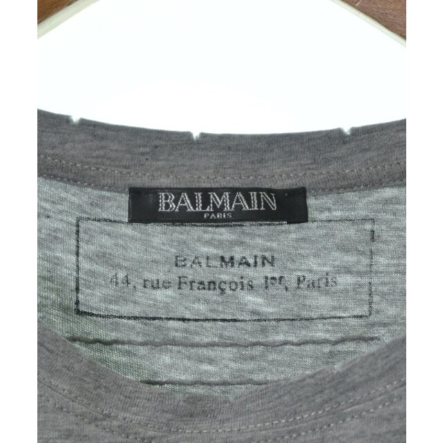 BALMAIN - BALMAIN バルマン Tシャツ・カットソー S グレー 【古着】【中古】の通販 by RAGTAG online｜バルマンならラクマ