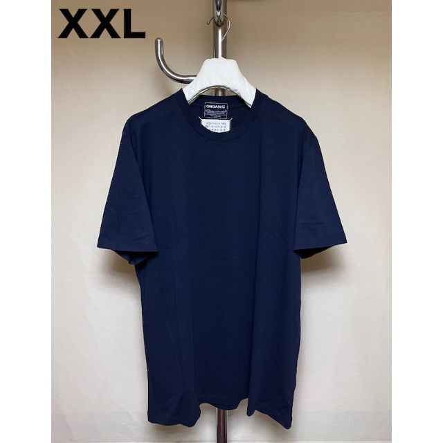 トップス新品 XXL 23ss マルジェラ パックT Tシャツ ネイビー 4727A