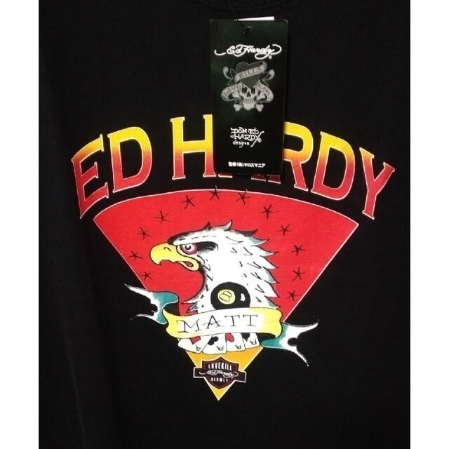 Ed Hardy(エドハーディー)のエドハーディーTシャツ　Lサイズ　新品タグ付き メンズのトップス(Tシャツ/カットソー(半袖/袖なし))の商品写真