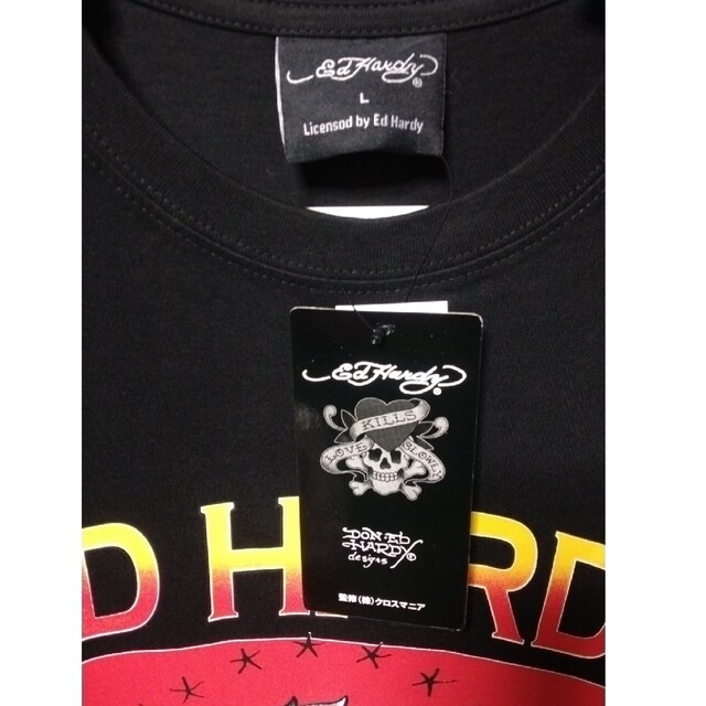 Ed Hardy(エドハーディー)のエドハーディーTシャツ　Lサイズ　新品タグ付き メンズのトップス(Tシャツ/カットソー(半袖/袖なし))の商品写真