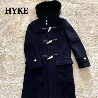 HYKE - HYKE ハイク ダッフルコート 白トグル ブラック S.の通販 by 