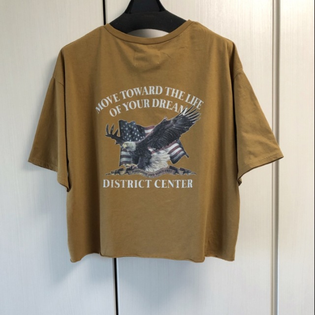 Ungrid(アングリッド)の新品 バックプリントイーグルTee レディースのトップス(Tシャツ(半袖/袖なし))の商品写真