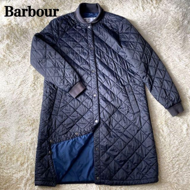 贅沢 Barbour ロング SL バブアー リッツデール キルティングコート
