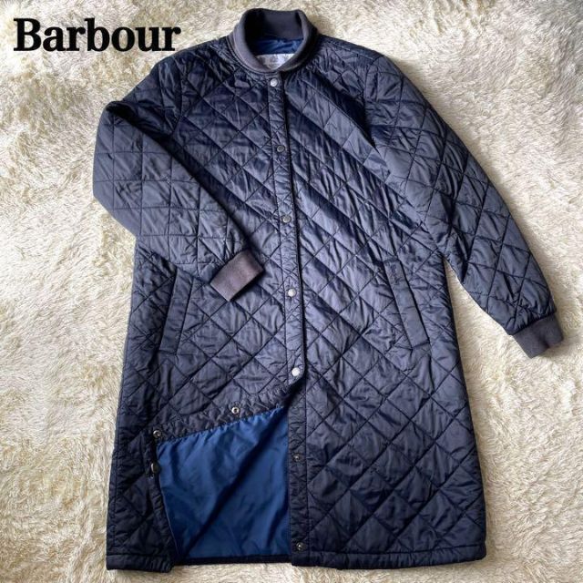 贅沢 Barbour ロング SL バブアー リッツデール キルティングコート ...