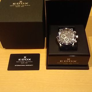 エドックス(EDOX)のエドックス クロノオフショア1 美品(腕時計(アナログ))