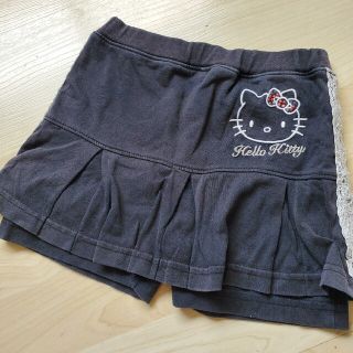 ハローキティ(ハローキティ)の【HELLO KITTY】ハローキティ黒スカート ショーパン キュロット90cm(スカート)