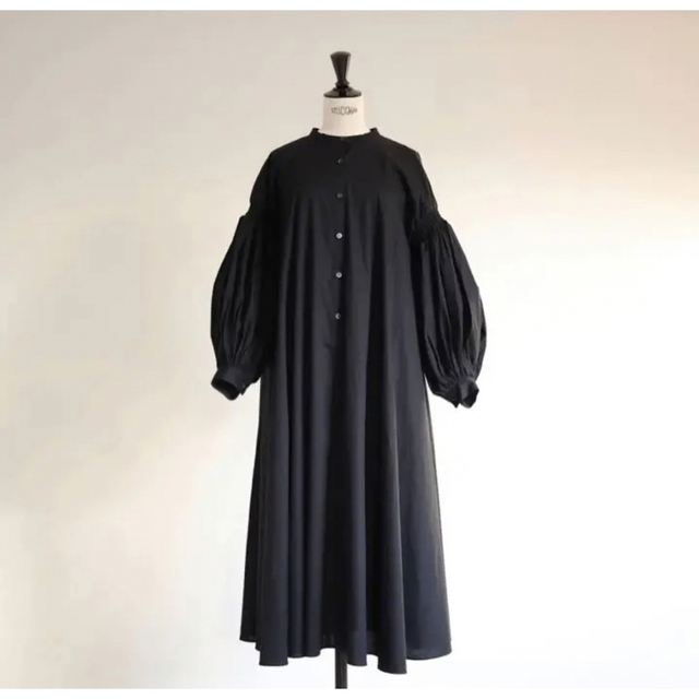 gypsohila ジプソフィア  ピーナッツドレス　ワンピース　黒 レディースのワンピース(ロングワンピース/マキシワンピース)の商品写真