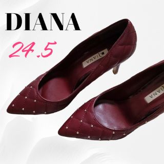 ダイアナ(DIANA)のDIANA　ダイアナ　パンプス　キルティング 24.5(ハイヒール/パンプス)