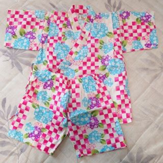 甚平　子供服　110cm　浴衣(甚平/浴衣)