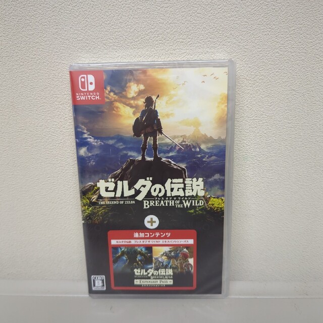 ゲームソフトゲーム機本体ゼルダの伝説 ブレス オブ ザ ワイルド ＋ エキスパンション・パス Switc