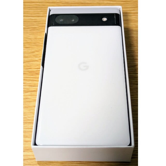 Google Pixel(グーグルピクセル)のGoogle pixel6a Chalk(白) 128GB SIMフリー スマホ/家電/カメラのスマートフォン/携帯電話(スマートフォン本体)の商品写真