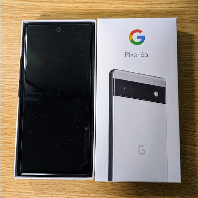 Google Pixel(グーグルピクセル)のGoogle pixel6a Chalk(白) 128GB SIMフリー スマホ/家電/カメラのスマートフォン/携帯電話(スマートフォン本体)の商品写真