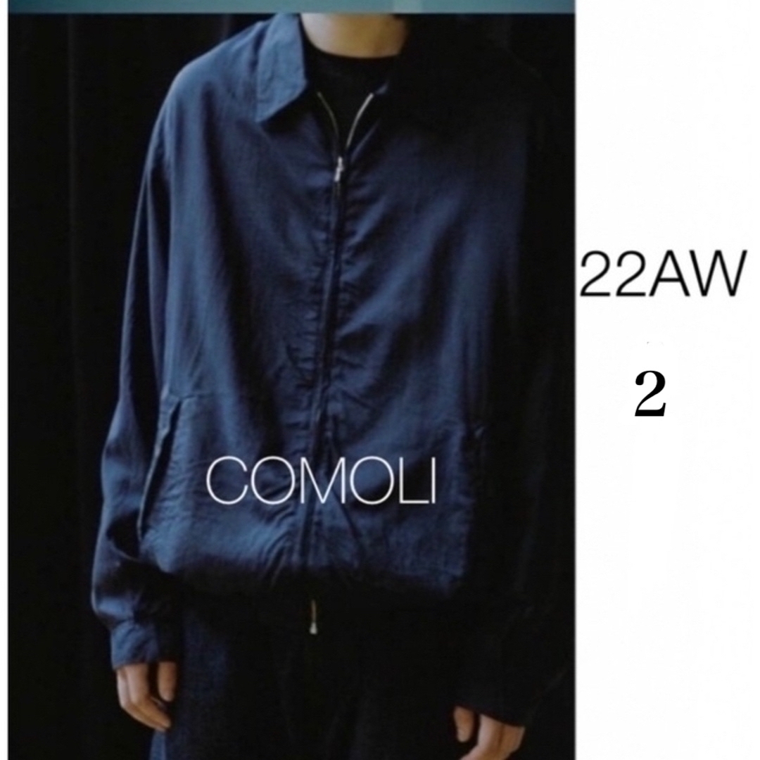 COMOLI コモリ  22AW シルク　スウィングトップ