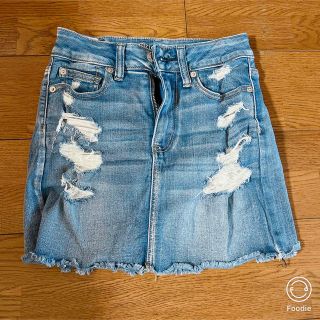 アメリカンイーグル(American Eagle)のレディースダメージスカート(ミニスカート)