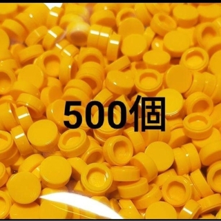 レゴ(Lego)の500個　新品　ブライトオレンジ　LEGO　タイル　レゴ　丸タイル(知育玩具)