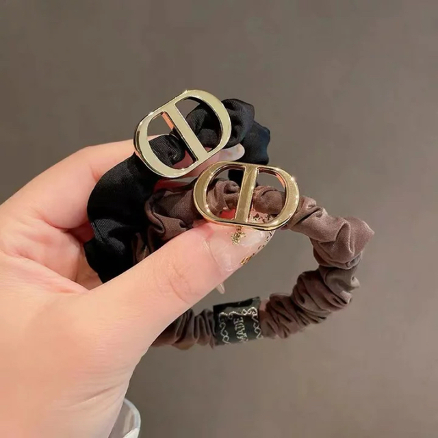 Dior - CDディオールロゴ シュシュ ブラックの通販 by Believe in|ディオールならラクマ
