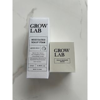 GROW LAB グロウラボ　メディケイテッド スカルプフォーム & ブラシ(スカルプケア)