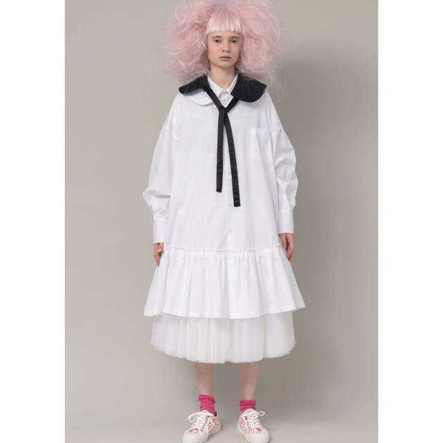 【お値下げ】新品　comme des garcons girl フリルワンピース