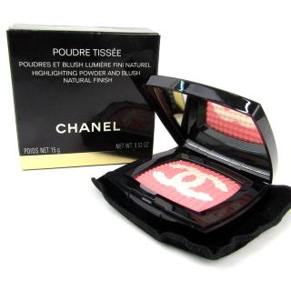 シャネル(CHANEL)のシャネル フェイスパウダー/チーク プードゥル ティセ 限定品 ピンク系 未使用 箱破損有 ココマーク コスメ レディース 15gサイズ CHANEL(チーク)